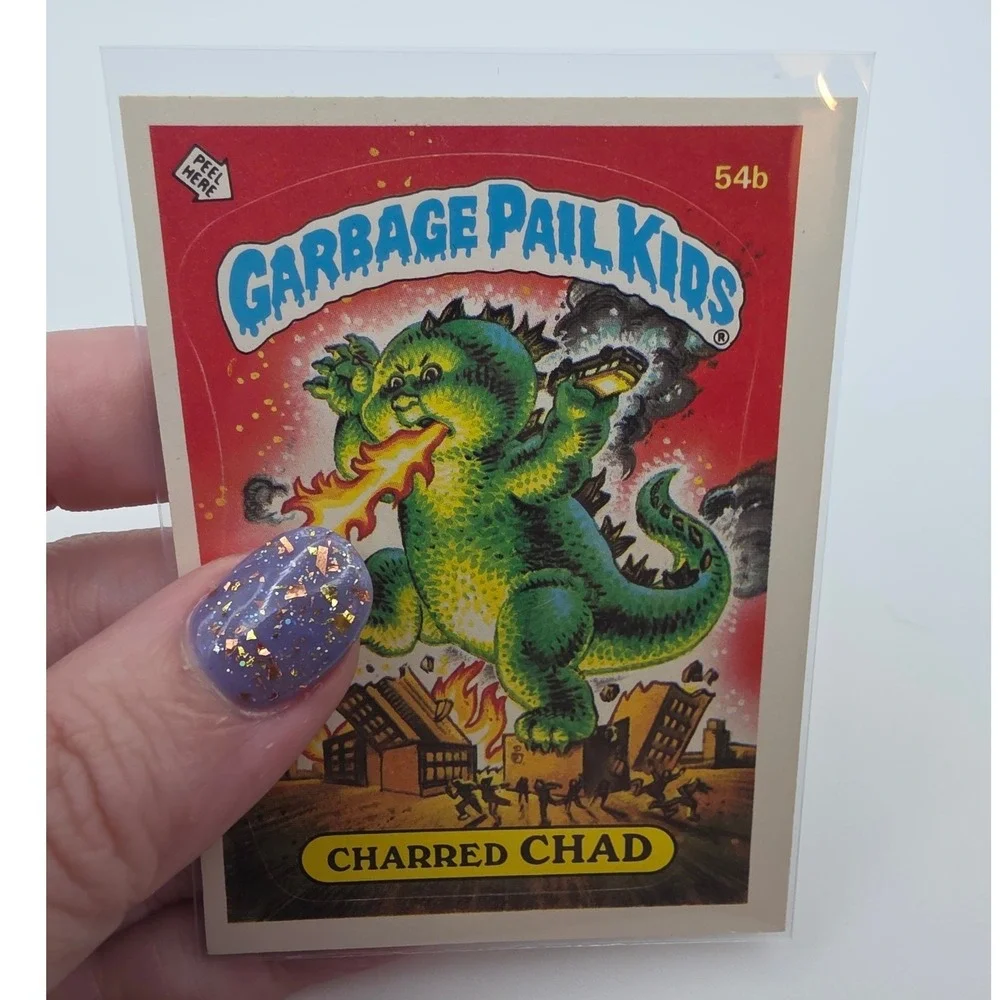 Topps Garbage Pail Kids Trading Card OS2 Charred Chad Good 54b